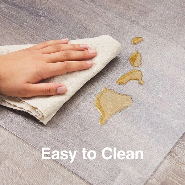 Quill Brand® Hard Floor Chair Mat, 46" X 60'', Crystal Clear (20230-CC) 5 Quill Brand® Hard Floor Chair Mat, 46" X 60'', Crystal Clear (20230-CC) - Image 3