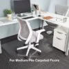 Quill Brand® PlushMat Chair Mat, 45" X 53", Clear (20236-CC) -Office Supplies Discount s1225998 s7