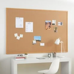 Quill Brand® Standard Durable Cork Bulletin Board, Aluminum Frame, 6'W X 4'H (28317-CC) 8 Quill Brand® Standard Durable Cork Bulletin Board, Aluminum Frame, 6'W X 4'H (28317-CC) -Office Supplies Discount s1226074 s7