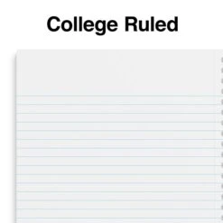 Quill Brand® Premium 1-Subject Notebook, 5.875" X 9", College Ruled, 100 Sheets, Brown (TR52120)