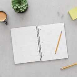 Quill Brand® Premium 1-Subject Notebook, 8" X 10.5", Wide Ruled, 70 Sheets, Assorted Colors (27615M-CC) -Office Supplies Discount s1227126 s7