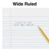 Quill Brand® Wide Ruled Filler Paper, 8" X 10.5", White, 120 Sheets/Pack (TR37426) -Office Supplies Discount s1227329 s7