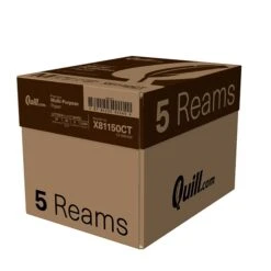 Quill Brand® 8.5" X 11" Premium Multipurpose Paper, 20 Lbs., 97 Brightness, 5 Reams/CT (X81150CT)