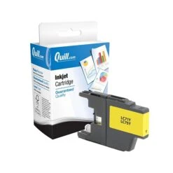 Quill Brand® Compatible Yellow High Yield Ink Cartridge Replacement For Brother LC75 (LC75YS) (Lifetime Warranty)