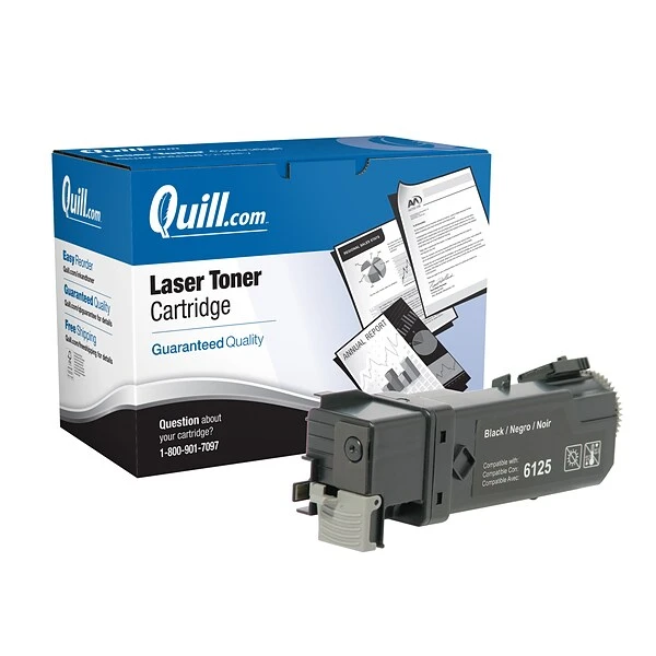 Quill Brand® Remanufactured Black Standard Yield Toner Cartridge Replacement For Xerox 6125 (106R01334) (Lifetime Warranty) 3 Quill Brand® Remanufactured Black Standard Yield Toner Cartridge Replacement For Xerox 6125 (106R01334) (Lifetime Warranty)