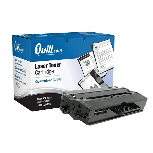 Quill Brand® Remanufactured Black High Yield Toner Cartridge Replacement For Dell 1260/1265 (DRYXV) (Lifetime Warranty) 3 Quill Brand® Remanufactured Black High Yield Toner Cartridge Replacement For Dell 1260/1265 (DRYXV) (Lifetime Warranty)