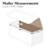 Partners Brand Corrugated Mailers, 9" X 5" X 3", White, 50/Bundle (M953) -Office Supplies Discount sp21847500 s7