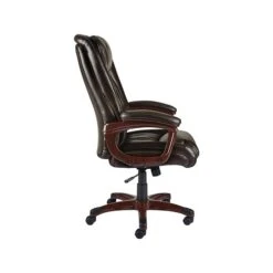Quill Brand® Westcliffe Bonded Leather Computer And Desk Chair, Brown (50219R-CC) -Office Supplies Discount sp37727216 s7
