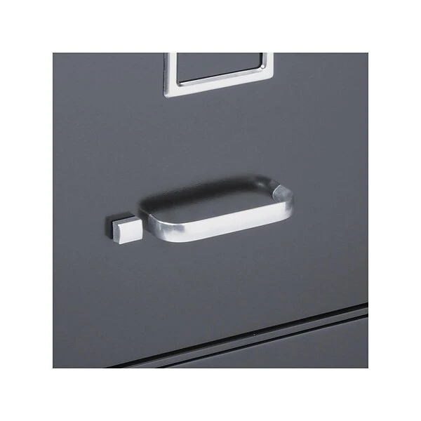 Quill Brand® 2-Drawer Vertical File Cabinet, Locking, Letter, Black, 25"D (25157D) 4 Quill Brand® 2-Drawer Vertical File Cabinet, Locking, Letter, Black, 25"D (25157D) - Image 2