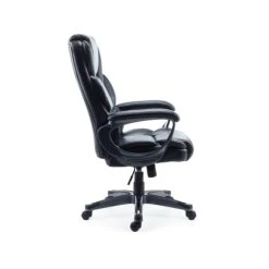 Quill Brand® Mcallum Bonded Leather Manager Chair, Black (51473) -Office Supplies Discount sp41817380 s7