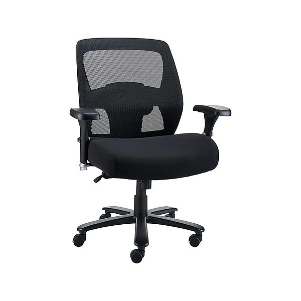 Quill Brand® Driscott Mesh Back Fabric Managers Big & Tall Chair, Black (28354) 4 Quill Brand® Driscott Mesh Back Fabric Managers Big & Tall Chair, Black (28354) - Image 2