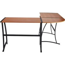Quill Brand® Gillespie 62" L-Shaped Desk, Brown (28189R-CC) -Office Supplies Discount sp42801214 s7